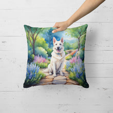 Load image into Gallery viewer, German Shepherd Spring Path Throw Pillow