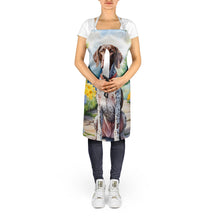 Load image into Gallery viewer, German Shorthaired Pointer Spring Path Apron – Artist-Designed Kitchen, BBQ &amp; Craft Apron