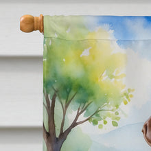 Load image into Gallery viewer, German Shorthaired Pointer Spring Path House Flag