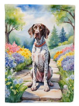 Load image into Gallery viewer, German Shorthaired Pointer Spring Path House Flag