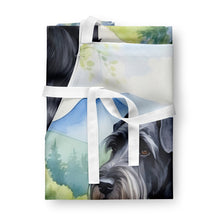 Load image into Gallery viewer, Giant Schnauzer Spring Path Apron – Artist-Designed Kitchen, BBQ &amp; Craft Apron