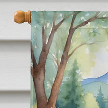 Load image into Gallery viewer, Giant Schnauzer Spring Path House Flag