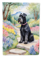 Load image into Gallery viewer, Giant Schnauzer Spring Path House Flag