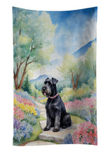 Load image into Gallery viewer, Giant Schnauzer Spring Path Kitchen Towel
