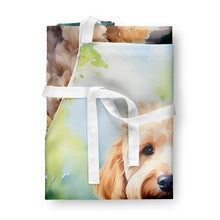 Load image into Gallery viewer, Goldendoodle Spring Path Apron – Artist-Designed Kitchen, BBQ &amp; Craft Apron