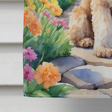 Load image into Gallery viewer, Goldendoodle Spring Path House Flag