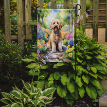 Load image into Gallery viewer, Goldendoodle Spring Path Garden Flag  – Dog-Themed Floral Outdoor Decor