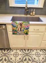 Load image into Gallery viewer, Goldendoodle Spring Path Kitchen Towel