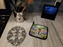 Load image into Gallery viewer, Goldendoodle Spring Path Pot Holders - Set of 2 Decorative Kitchen Helpers | Made in the USA