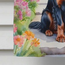 Load image into Gallery viewer, Gordon Setter Spring Path House Flag