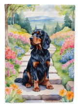 Load image into Gallery viewer, Gordon Setter Spring Path House Flag