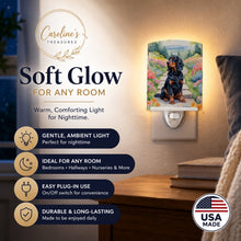 Load image into Gallery viewer, Gordon Setter Spring Path Ceramic Night Light Compact, UL-Certified, Ideal for Bedroom, Bathroom, Nursery, Hallway, Kitchen, 6x4x3, Multicolor