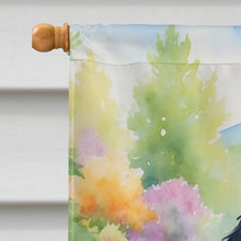 Load image into Gallery viewer, Gordon Setter Spring Path House Flag
