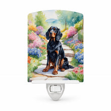 Load image into Gallery viewer, Gordon Setter Spring Path Ceramic Night Light Compact, UL-Certified, Ideal for Bedroom, Bathroom, Nursery, Hallway, Kitchen, 6x4x3, Multicolor