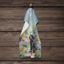 Load image into Gallery viewer, Gordon Setter Spring Path Kitchen Towel