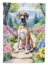 Load image into Gallery viewer, Great Dane Spring Path House Flag