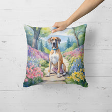 Load image into Gallery viewer, Great Dane Spring Path Throw Pillow