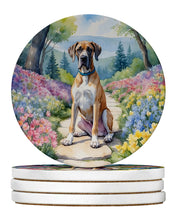 Load image into Gallery viewer, Great Dane Spring Path Large Sandstone Coasters Pack of 4