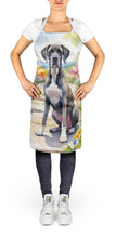Load image into Gallery viewer, Great Dane Spring Path Apron – Artist-Designed Kitchen, BBQ &amp; Craft Apron
