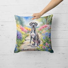 Load image into Gallery viewer, Great Dane Spring Path Throw Pillow
