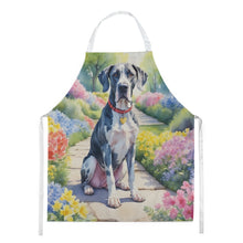 Load image into Gallery viewer, Great Dane Spring Path Apron – Artist-Designed Kitchen, BBQ &amp; Craft Apron