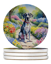 Load image into Gallery viewer, Great Dane Spring Path Large Sandstone Coasters Pack of 4