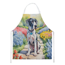Load image into Gallery viewer, Great Dane Spring Path Apron – Artist-Designed Kitchen, BBQ &amp; Craft Apron