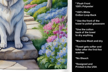 Load image into Gallery viewer, Great Pyrenees Spring Path Kitchen Towel