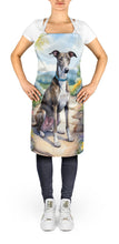 Load image into Gallery viewer, Greyhound Spring Path Apron – Artist-Designed Kitchen, BBQ &amp; Craft Apron