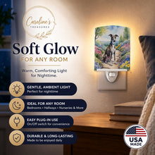 Load image into Gallery viewer, Greyhound Spring Path Ceramic Night Light Compact, UL-Certified, Ideal for Bedroom, Bathroom, Nursery, Hallway, Kitchen, 6x4x3, Multicolor