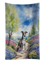 Load image into Gallery viewer, Greyhound Spring Path Kitchen Towel