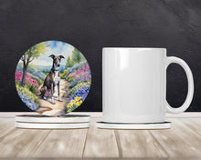 Load image into Gallery viewer, Greyhound Spring Path Large Sandstone Coasters Pack of 4