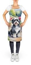 Load image into Gallery viewer, Havanese Spring Path Apron – Artist-Designed Kitchen, BBQ &amp; Craft Apron