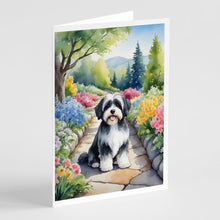 Load image into Gallery viewer, Havanese Spring Path Greeting Cards - Blank Note Cards – 8-Pack of Artist-Designed Cards with Envelopes