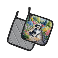 Load image into Gallery viewer, Havanese Spring Path Pot Holders - Set of 2 Decorative Kitchen Helpers | Made in the USA