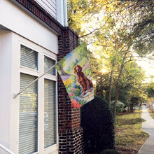 Load image into Gallery viewer, Irish Setter Spring Path House Flag