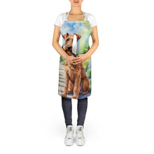 Load image into Gallery viewer, Irish Terrier Spring Path Apron – Artist-Designed Kitchen, BBQ &amp; Craft Apron