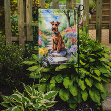 Load image into Gallery viewer, Irish Terrier Spring Path Garden Flag  – Dog-Themed Floral Outdoor Decor
