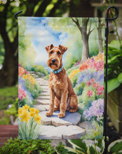 Load image into Gallery viewer, Irish Terrier Spring Path Garden Flag  – Dog-Themed Floral Outdoor Decor