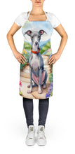 Load image into Gallery viewer, Italian Greyhound Spring Path Apron – Artist-Designed Kitchen, BBQ &amp; Craft Apron