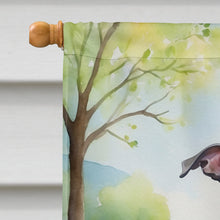 Load image into Gallery viewer, Italian Greyhound Spring Path House Flag