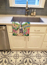 Load image into Gallery viewer, Italian Greyhound Spring Path Kitchen Towel