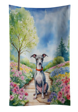Load image into Gallery viewer, Italian Greyhound Spring Path Kitchen Towel