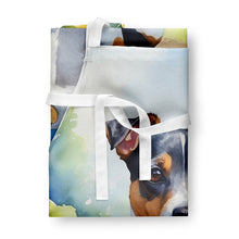Load image into Gallery viewer, Jack Russell Terrier Spring Path Apron – Artist-Designed Kitchen, BBQ &amp; Craft Apron