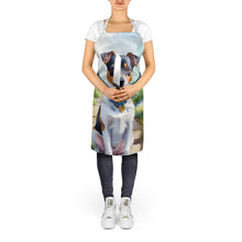 Load image into Gallery viewer, Jack Russell Terrier Spring Path Apron – Artist-Designed Kitchen, BBQ &amp; Craft Apron