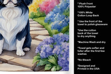 Load image into Gallery viewer, Japanese Chin Spring Path Kitchen Towel