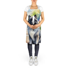 Load image into Gallery viewer, Keeshond Spring Path Apron – Artist-Designed Kitchen, BBQ &amp; Craft Apron