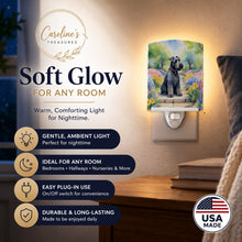 Load image into Gallery viewer, Kerry Blue Terrier Spring Path Ceramic Night Light Compact, UL-Certified, Ideal for Bedroom, Bathroom, Nursery, Hallway, Kitchen, 6x4x3, Multicolor
