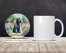 Load image into Gallery viewer, Kerry Blue Terrier Spring Path Large Sandstone Coasters Pack of 4