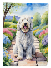 Load image into Gallery viewer, Komondor Spring Path Garden Flag  – Dog-Themed Floral Outdoor Decor